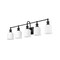 Z-Lite Bryant 5 Light Vanity, Matte Black & Matte Opal 733-5V-MB - alternate 5